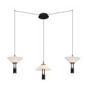 Lustra LED suspendata design modern decorativ Newy 3L negru
