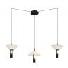 Lustra LED suspendata design modern decorativ Newy 3L negru