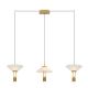 Lustra LED suspendata design modern decorativ Newy 3L aurie
