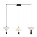 Lustra LED suspendata design modern decorativ Newy 3L negru