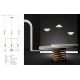 Pendule, Lustre suspendate - Lustra LED suspendata design modern decorativ Newy 3L negru