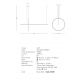 Pendule, Lustre suspendate - Lustra LED suspendata design minimalist Circle