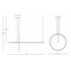 Pendule, Lustre suspendate - Lustra LED suspendata design minimalist Circle