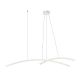 Lustra LED dimabila design minimalist Paulen alba
