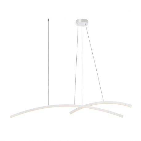 Pendule, Lustre suspendate - Lustra LED dimabila design minimalist Paulen alba