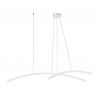 Lustra LED dimabila design minimalist Paulen alba