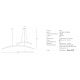Pendule, Lustre suspendate - Lustra LED dimabila design minimalist Paulen alba