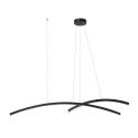 Lustra LED dimabila design minimalist Paulen negru