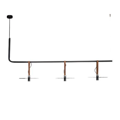 Pendule, Lustre suspendate - Lustra LED decorativa design modern Kurt negru