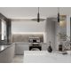 Pendule, Lustre suspendate - Pendul LED decorativ design modern Kurt negru