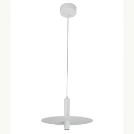 Pendule, Lustre suspendate - Pendul LED decorativ design modern Kurt alb