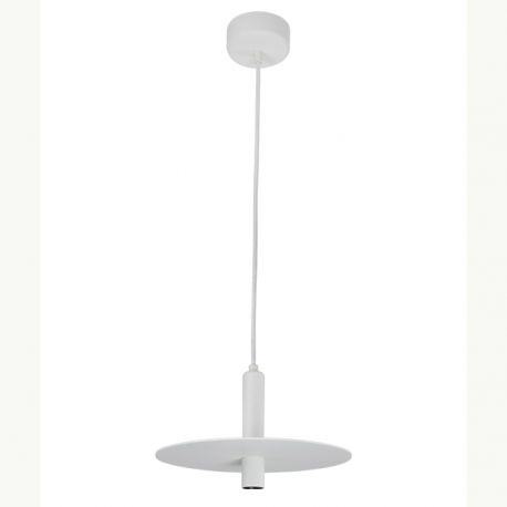 Pendule, Lustre suspendate - Pendul LED decorativ design modern Kurt alb