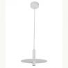 Pendul LED decorativ design modern Kurt alb