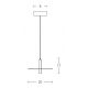 Pendule, Lustre suspendate - Pendul LED decorativ design modern Kurt alb