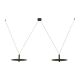 Pendule, Lustre suspendate - Lustra LED decorativa design modern Kurt 2L negru