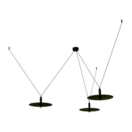 Pendule, Lustre suspendate - Lustra LED decorativa design modern Kurt 3L negru