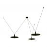 Lustra LED decorativa design modern Kurt 3L negru