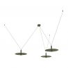 Lustra LED decorativa design modern Kurt 3L verde