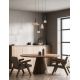 Pendule, Lustre suspendate - Pendul LED design modern Sindra negru