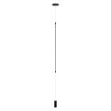 Lampa LED suspendata tip lampadar minimalist Fily negru