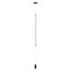 Lampa LED suspendata tip lampadar minimalist Fily negru