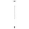 Lampa LED suspendata tip lampadar minimalist Fily negru