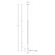 Lampadare - Lampa LED suspendata tip lampadar minimalist Fily negru