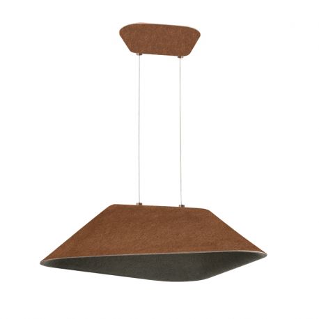 Pendule, Lustre suspendate - Lustra LED suspendata moderna ACOUSTIC maro