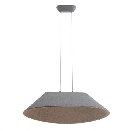 Pendule, Lustre suspendate - Lustra LED suspendata moderna ACOUSTIC gri