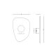 Aplice, corpuri de iluminat pentru pereti - Aplica LED design modern decorativ ACOUSTIC negru/maro