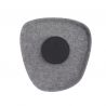 Aplica LED design modern decorativ ACOUSTIC negru/gri