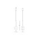 Pendule, Lustre suspendate - Pendul LED design decorativ modern ACOUSTIC
