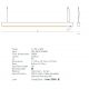 Pendule, Lustre suspendate - Lustra LED suspendata design liniar Lynton 7+32W