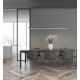 Pendule, Lustre suspendate - Lustra LED suspendata design liniar CORTEN-BLACK 50W