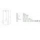 Pendule, Lustre suspendate - Lustra cu 3 Pendule design decorativ modern Ember II