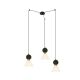Pendule, Lustre suspendate - Lustra cu 3 Pendule design decorativ modern Ember II
