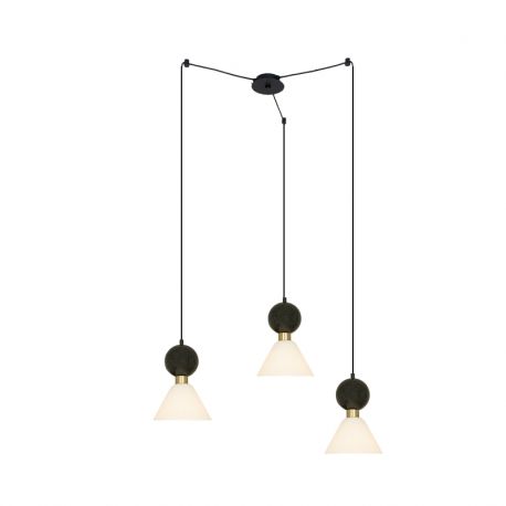 Pendule, Lustre suspendate - Lustra cu 3 Pendule design decorativ modern Ember II