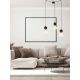 Pendule, Lustre suspendate - Lustra cu 3 Pendule design decorativ modern Ember II