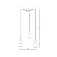 Pendule, Lustre suspendate - Lustra cu 3 Pendule design decorativ modern Rupert II