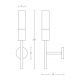Aplice, corpuri de iluminat pentru pereti - Aplica design decorativ modern MARBLE alb/auriu