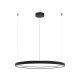 Pendule, Lustre suspendate - Lustra LED dimabila design modern Cirrcle D-60cm negru
