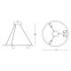 Pendule, Lustre suspendate - Lustra LED dimabila design modern Rings D-60cm negru
