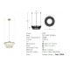 Pendule, Lustre suspendate - Lustra LED dimabila design elegant Luxury D-40cm