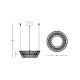 Pendule, Lustre suspendate - Lustra LED dimabila design elegant Luxury D-40cm