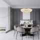Pendule, Lustre suspendate - Lustra LED dimabila design elegant Luxury D-60cm