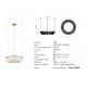 Pendule, Lustre suspendate - Lustra LED dimabila design elegant Luxury D-60cm