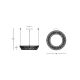 Pendule, Lustre suspendate - Lustra LED dimabila design elegant Luxury D-60cm