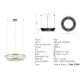 Pendule, Lustre suspendate - Lustra LED dimabila design elegant Luxury D-80cm