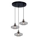 Lustra suspendata design decorativ Zenia 3L fumurie