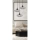 Pendule, Lustre suspendate - Lustra suspendata design decorativ Zenia 3L fumurie